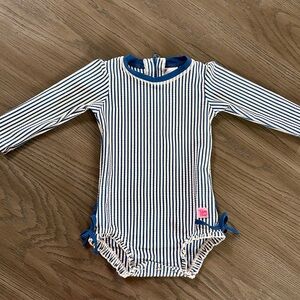 Striped Long Sleeve Baby Bodysuit